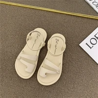 mr co 2022 roman casual sandals flat women fashion trend sandals shoes non slip basic flat heel women sandals sandals women