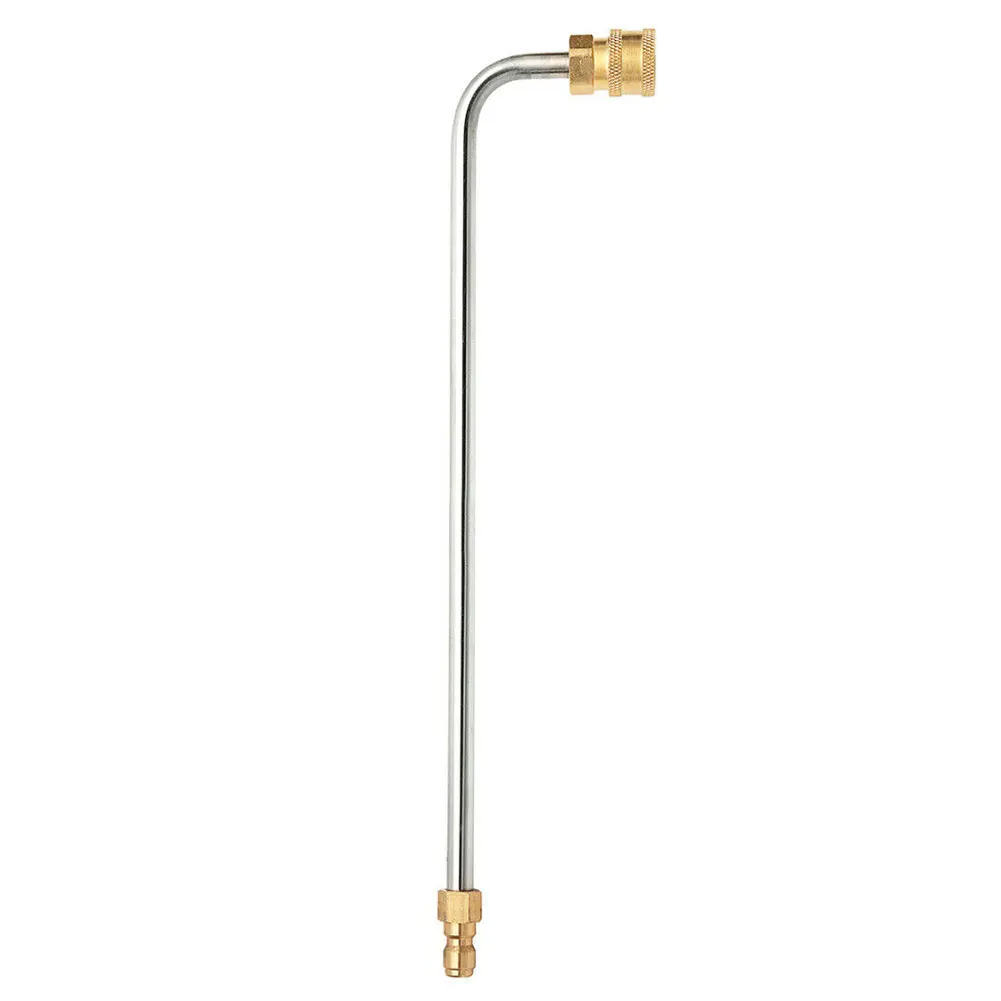 

Durable Kit High Pressure Elbow Rod Anti-Corrosion Quick Connect Stainless Steel Accessory Washer Wand Lance Gutter Cleaner