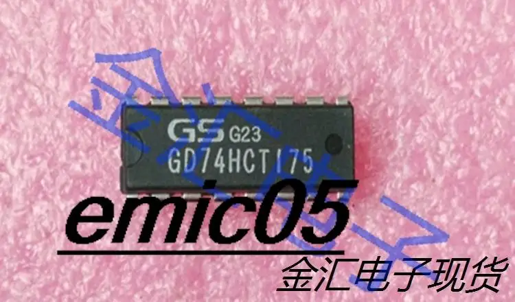 10 шт. Оригинальный запас GD74HCT175 16.DIP16