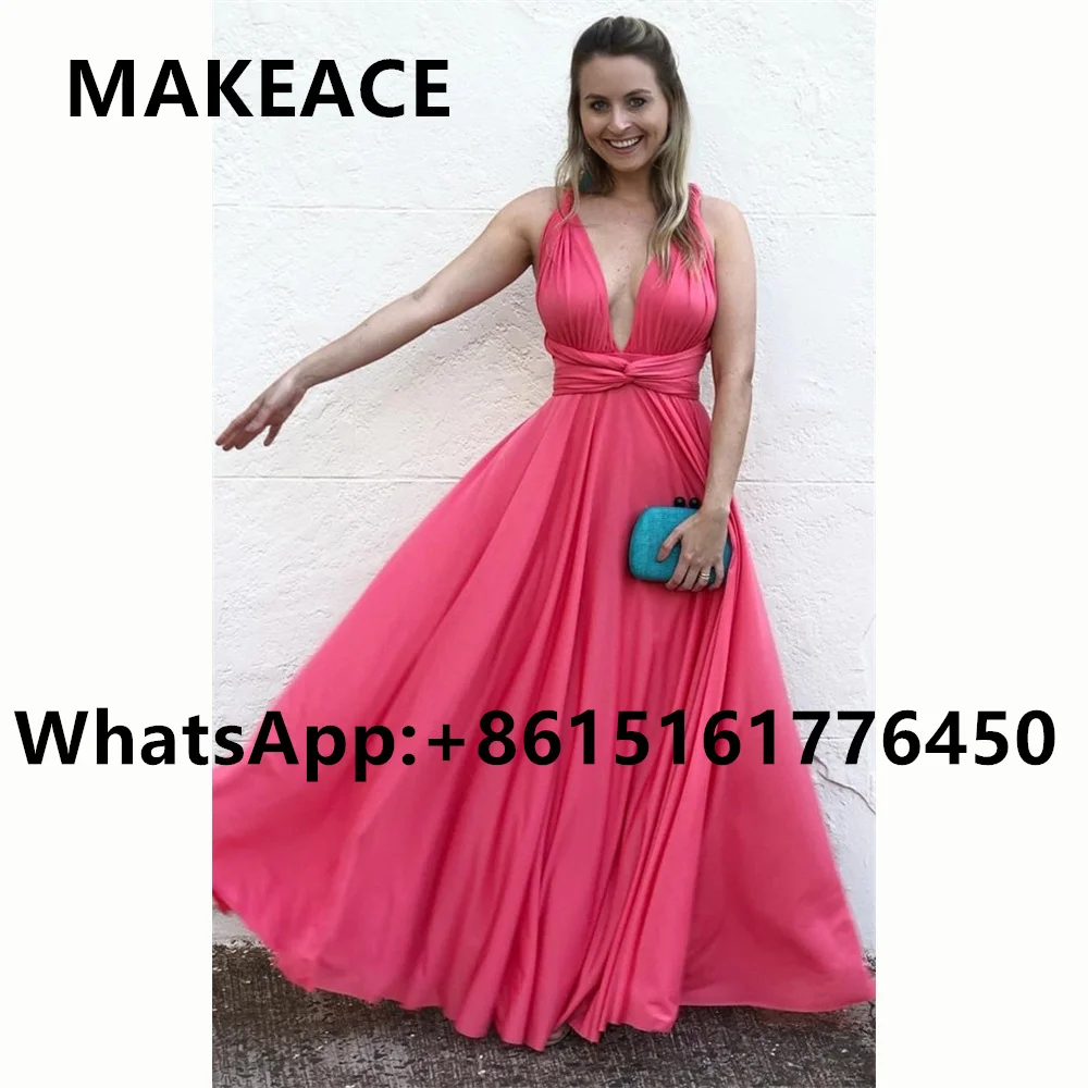 Платье женское шифоновое Плиссированное до пола на тонких бретельках |