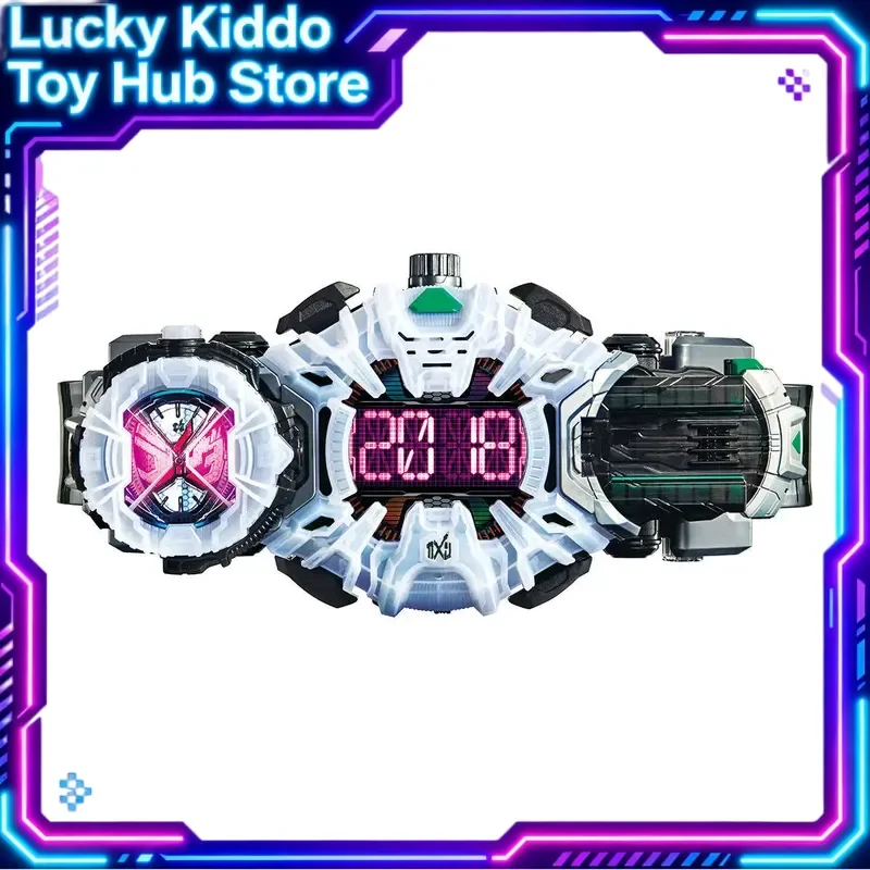 Фото Коллекционный набор Bandai Kamen Rider Zio DX Deluxe: пояс для трансформации Ziku Driver с двумя часами-райдерами и держателем для косплея (для взрослых) №1