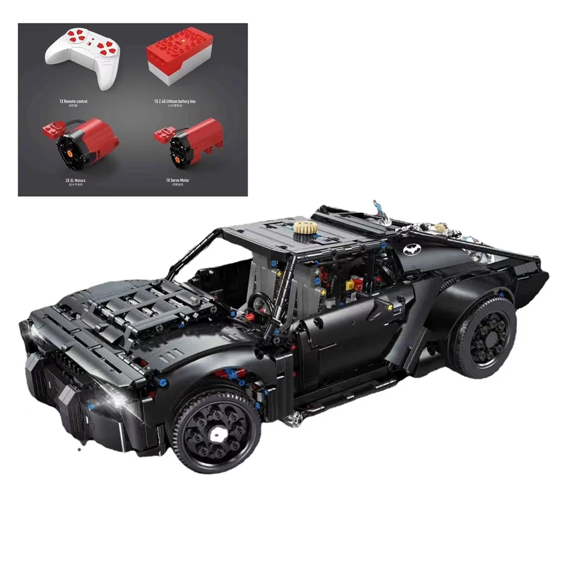 

42127 Super SportsCar Batmobile Scale 1:10 Car Model Building Bricks Educational Puzzle Toy Birthday Gifts T5029