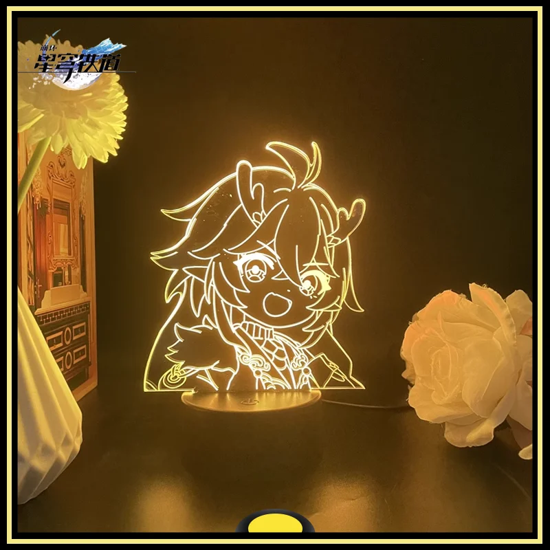 Периферийные устройства на рельсах Honkai Star маленькая ночная подсветка Heng huangquan