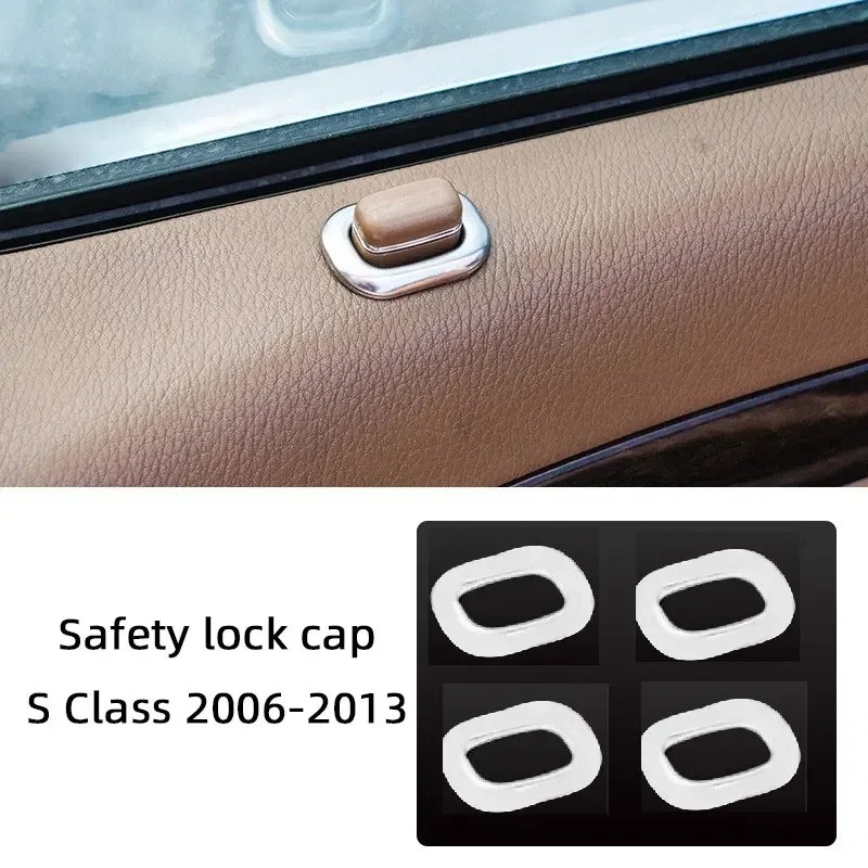 

Для Mercedes Benz S class W221 2008-2013 автомобильные аксессуары на спинку сиденья, чехол для аудиодинамика, накладка на громкоговоритель, противоударная крышка, наклейки