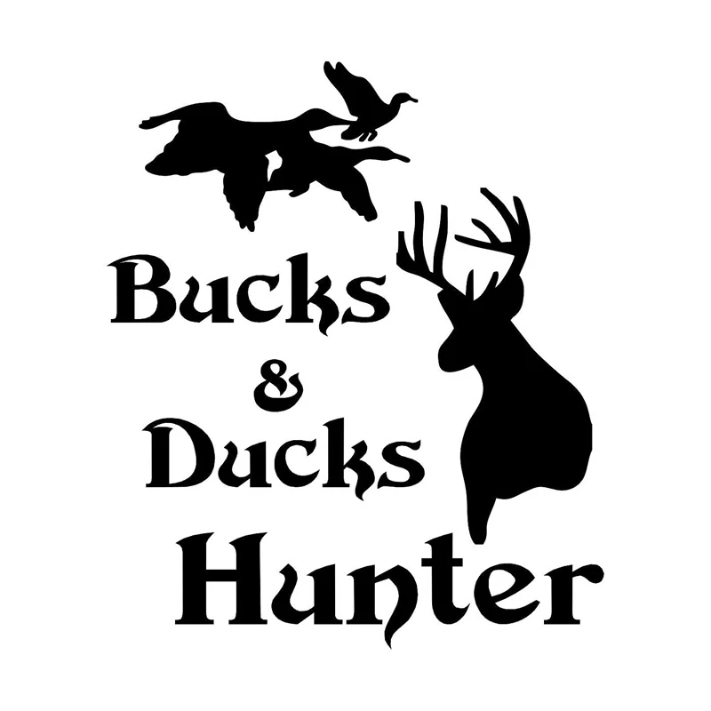 

Bucks Ducks Hunter Animal Car Sticker Vinyl Decor Decal 10.3cm*12.2cm
