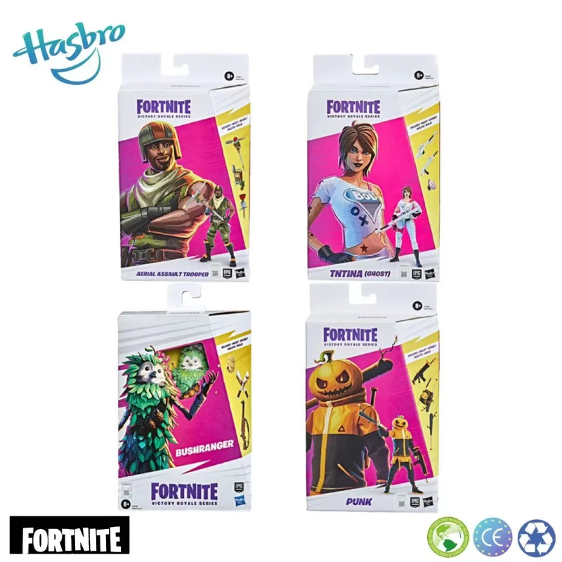 

Hasbro Fortnite Victory Royale Series Punk Bushranger Aerial Assault Trooper Tntina Ghost Action Figure Model Toy 6 Inch