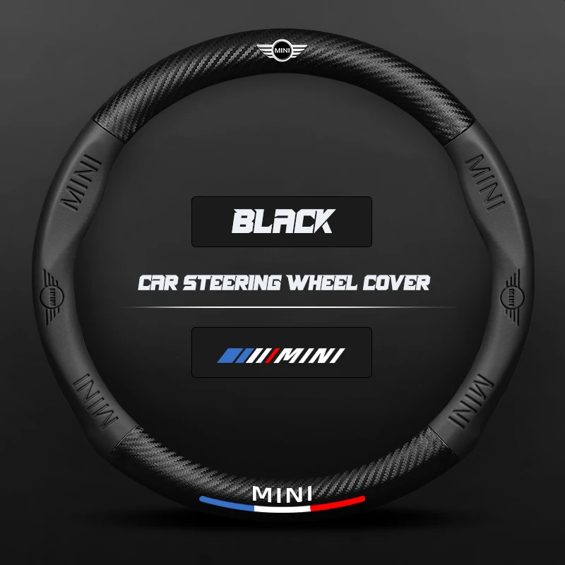 

Auto Steering Wheel Cover For Mini One JCW Cooper WORKS R50 R51 R52 R53 R54 R55 R56 R57 R58 R59 R60 R61 R62 F53 F54 F55 F56 F57