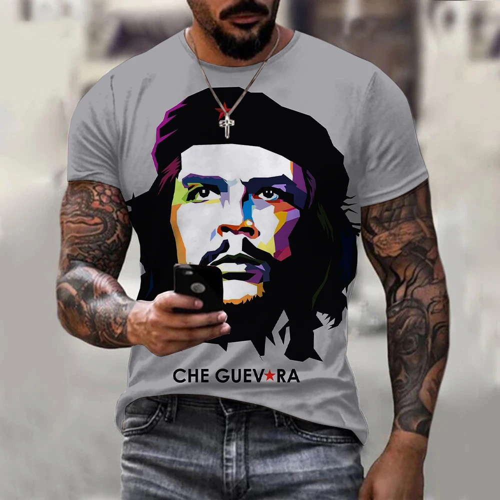 Футболка CLOOCL Che Guevara в стиле ретро модные рубашки с 3D принтом летние футболки