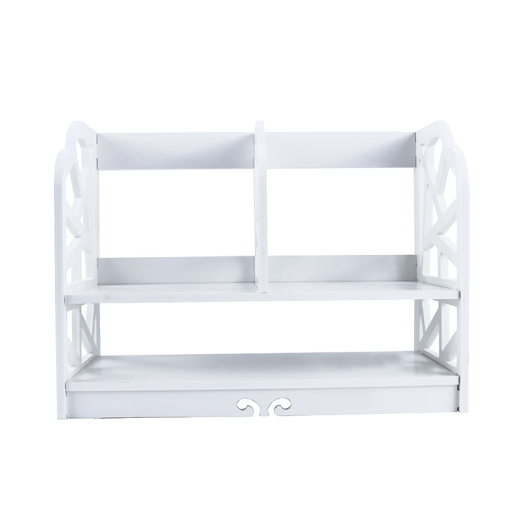 

2 Tiers DIY Shelving CD Book Storage Box Unit Display Bookcase Shelf Home Office Desk