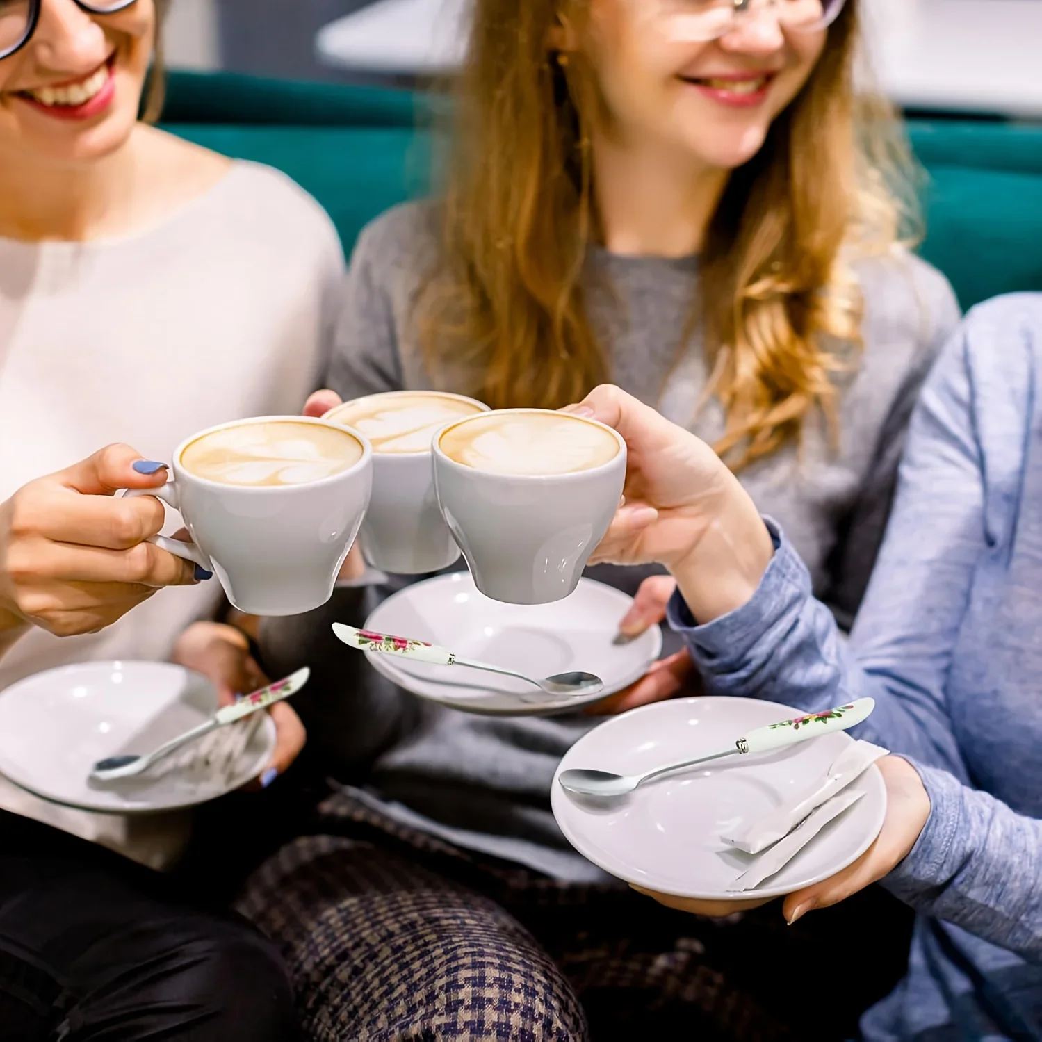 Кофейная ложка с керамической ручкой