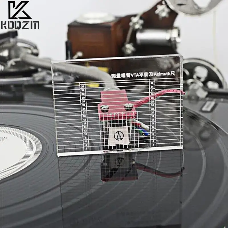 

Проигрыватель виниловых пластинок LP, измерительный телефон Tonearm VTA/картридж, линейка с азимутом, балансировочный картридж, линейка с азимут...