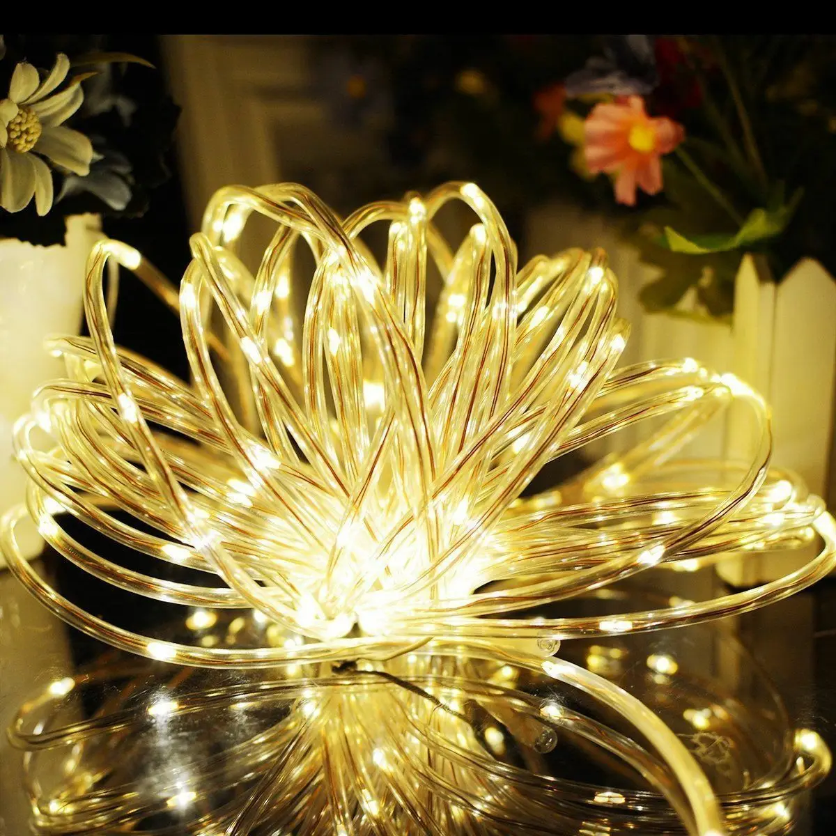 

NEW Lalapao Rope Lights Battery Powered String Lights 120 LED Christmas Fairy String