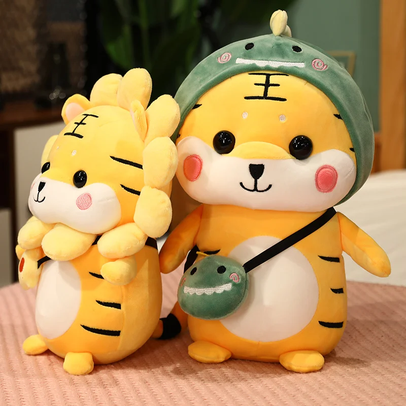 

Кукла-тигр детская креативная, 28-35 см