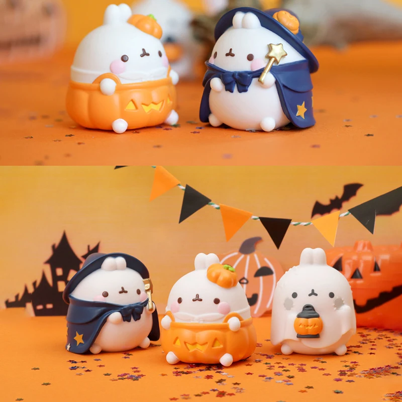 Игрушка кролик-сюрприз Molang Корейская популярная Милая аниме фигурка из серии