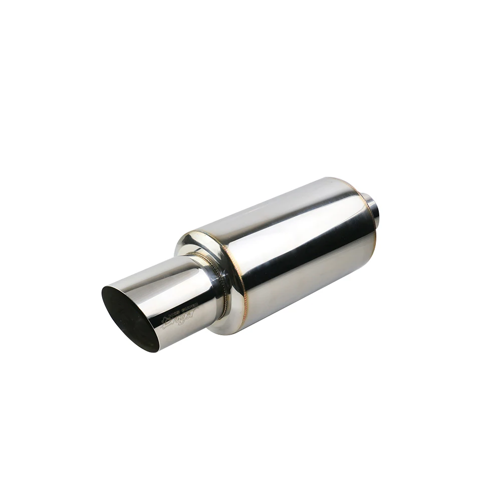 Универсальный полированный автомобильный глушитель выхлопных газов задний