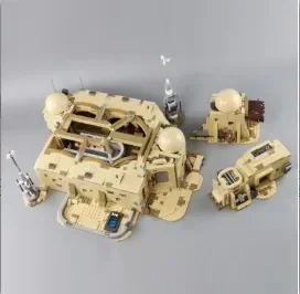 В НАЛИЧИИ 60016 Mos Eisley Cantina Совместимость 75290 Строительные блоки Кирпичи 3187 шт.