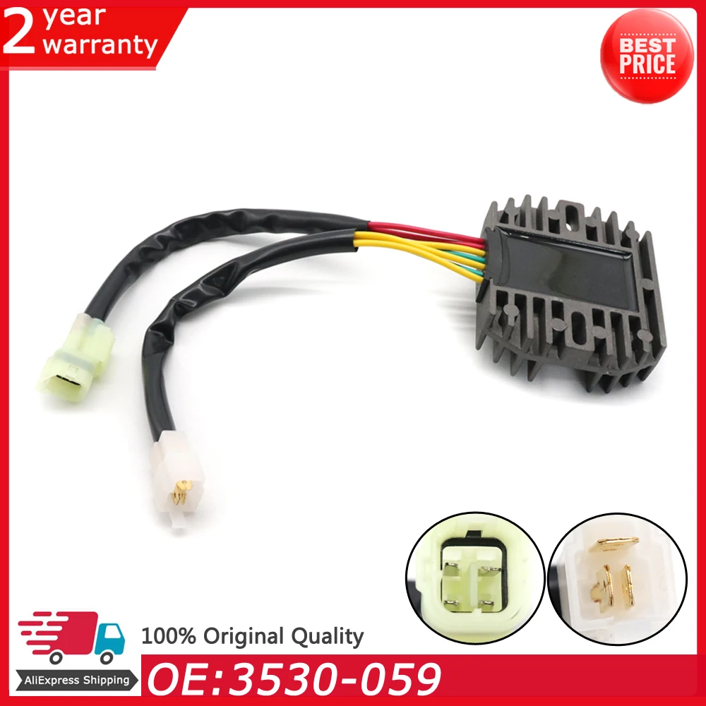 

Motorcycle Voltage Regulator Rectifier For Arctic Cat 375 400 500 ATV 2000-2008 For Piaggio Trackmaster 400 500 3530-059 3530059