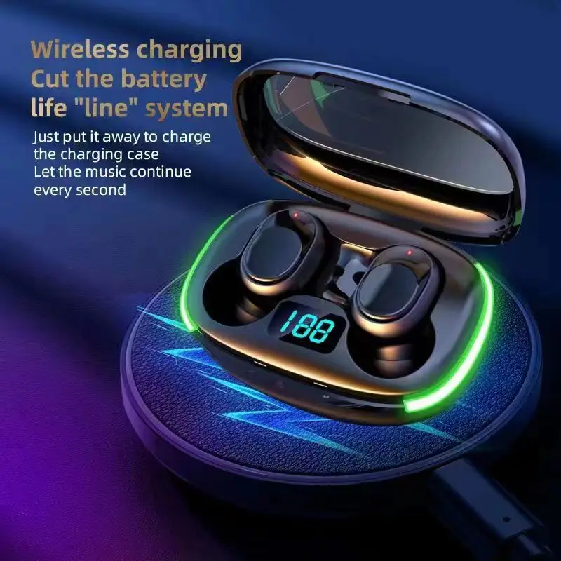 

5/10PCS Y70 TWS Bluetooth Headset Wireless charging Waterproof Sports Earbuds Low-latency Gaming Headphones Power Display PK Y50