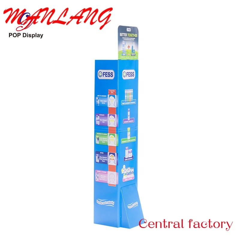 Выставочная картонная стойка в европейском стиле от китайского производителя