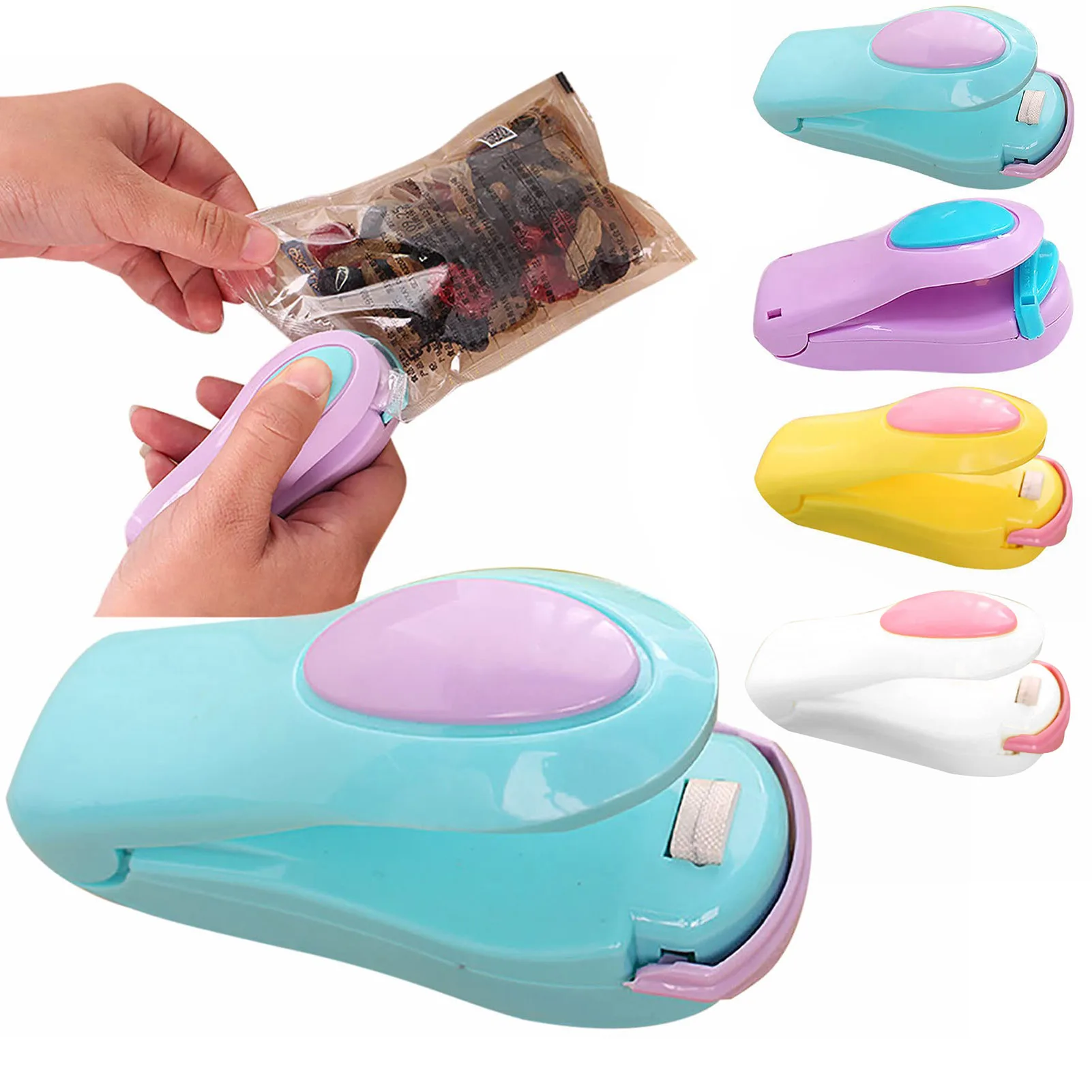 

Portable Bag Heat Sealer Handheld Mini Sealing Household Hand Pressure Heat Sealing Machine For Travel Home Kitchen Supplies