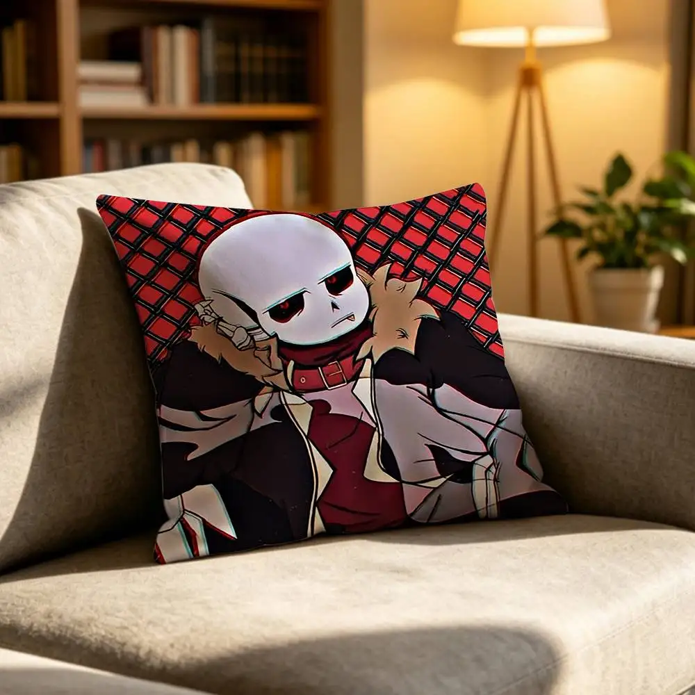 Фото Наволочка с принтом COOL Fell Ink Sans U-Undertale для дивана в гостиной. №3