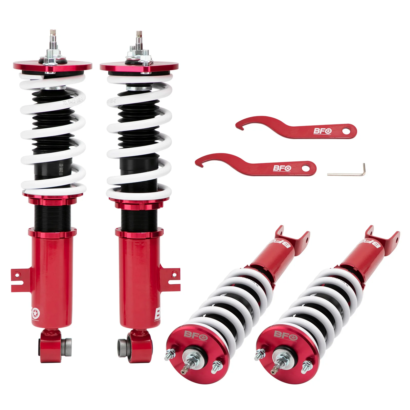 

BFO Coilovers Adj. Damper Suspension Kit For Nissan 300ZX 1990-1996 Z32 Coilovers Lowering Coil Shock Absorbers Struts