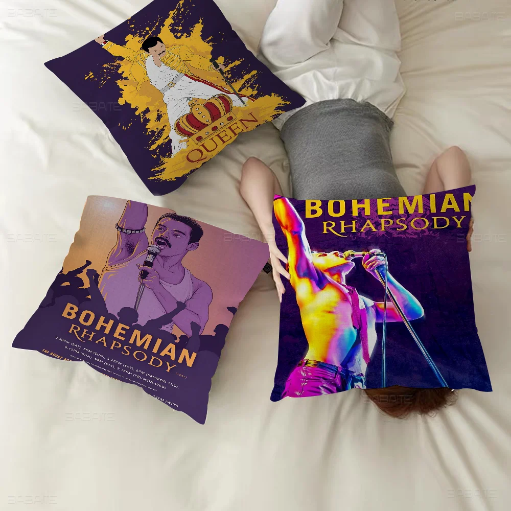 Queen F-freddie Musical Cushion Cover Pillowcase Upholstery Sofa Throw Pillow Home Decor Pillowcas
