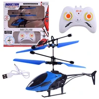 helicopter remote control drone rc toy aircraft induction hovering usb charge control drone kid plane toys indoor flight toys