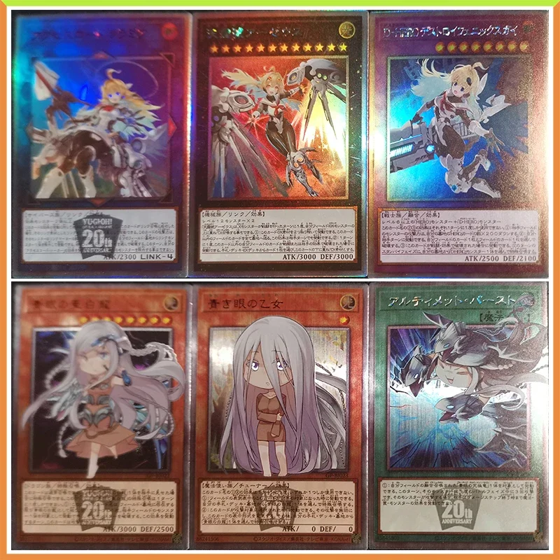 Фото Аниме Манга Yu-Gi-Oh DIY ACG настольные игры карты Miho Nosaka игрушки для мальчиков Versus коллекционные карты подарки на Рождество и день рождения №1