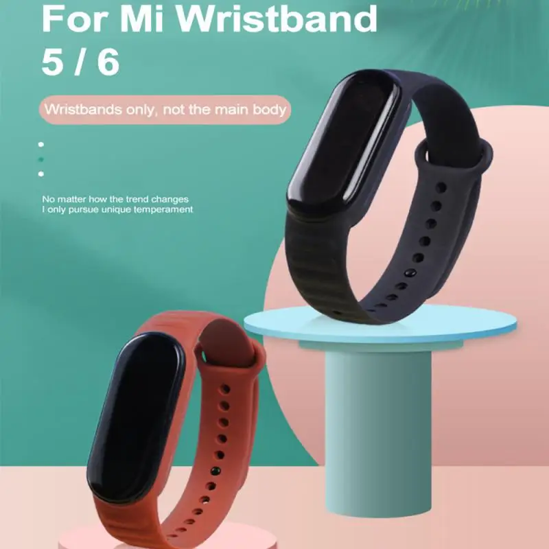 

New Leather Strap For Xiaomi Mi Band 6 Smart Watch Band Replacement Strap Wrisbands For Mi Band 6 Strap Smart Bracelet Watchband