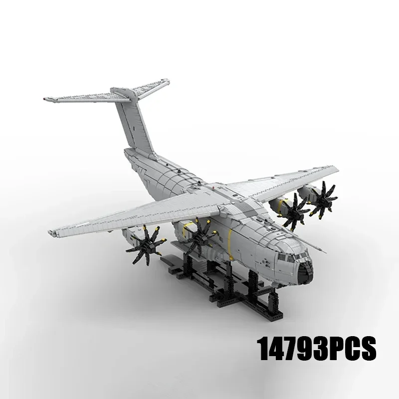 Строительные блоки Moc Airbus A400M модель Atlas технология истребитель кирпич сделай сам