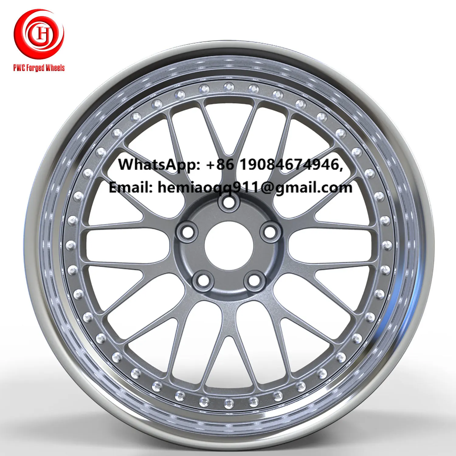 Фото Кованые диски PWC Custom 5x120 18-21 дюйм, новые, для BMW E39, совместимы с BBS LM ET 40 мм PCD №1