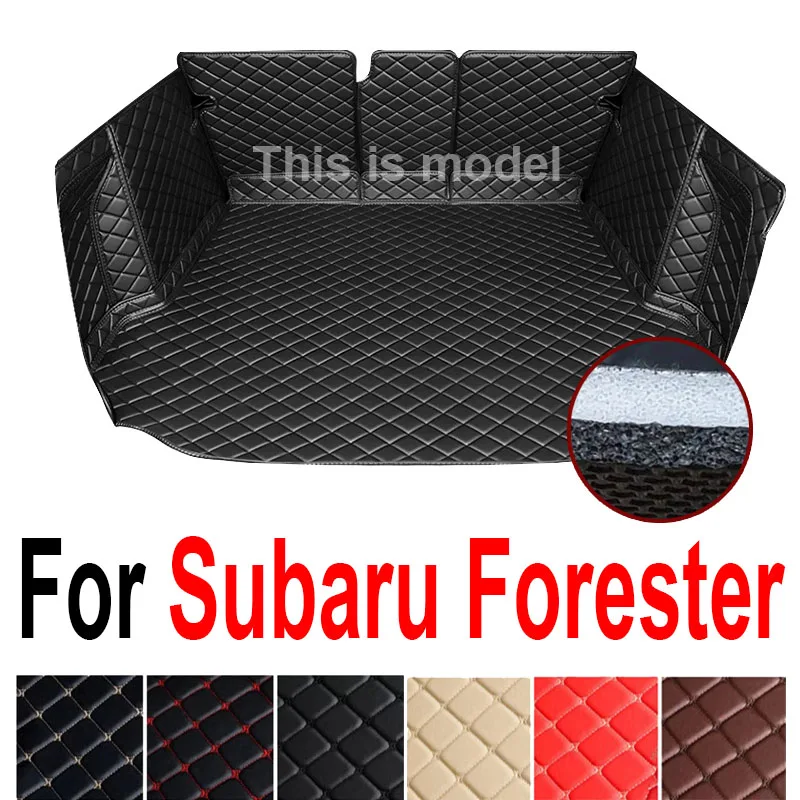 

Кожаный коврик для багажника автомобиля для Subaru Forester 2013-2018, аксессуары для подкладки