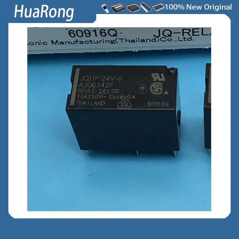 Новинка 10 шт./лот 100% оригинальное реле JQ1P-24V-F AJQ6342F JQIP-24V-F JQ1P-24V 10A 250 В 24 PIN5