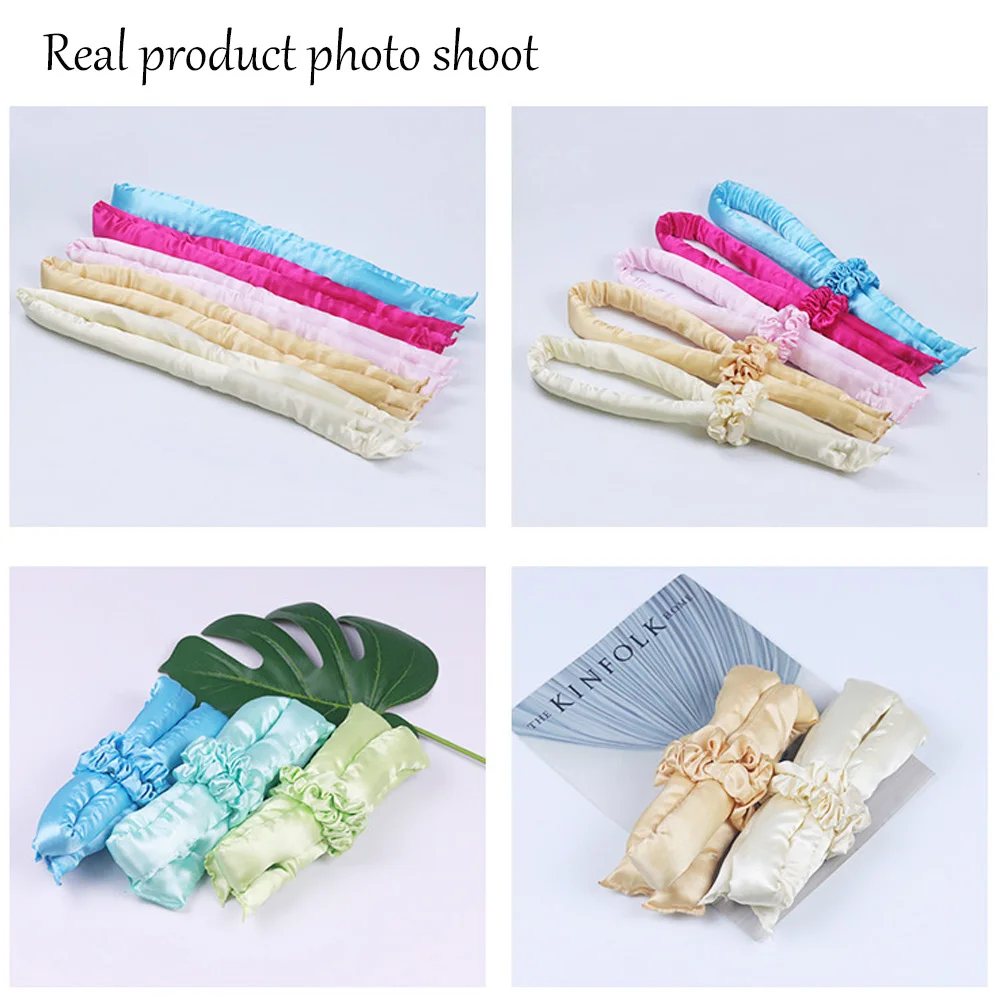 Гибкая плойка без тепла Плойка для ленивых волос повязка на голову волшебная