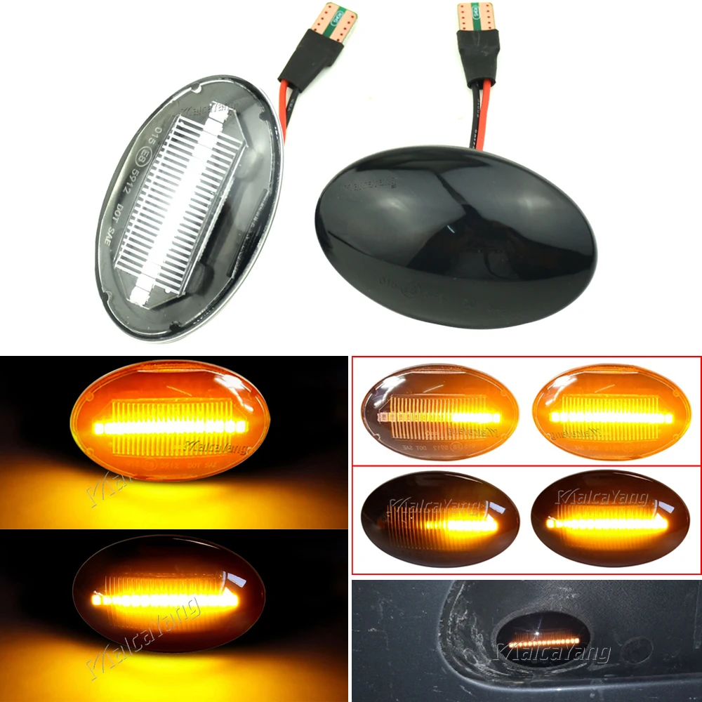 

Для Ford Fiesta MK4 1995-2001 KA 1996-2008 Transit 1995 1996 1997-1998, боковой габаритный фсветильник рь, светодиодный поворотник