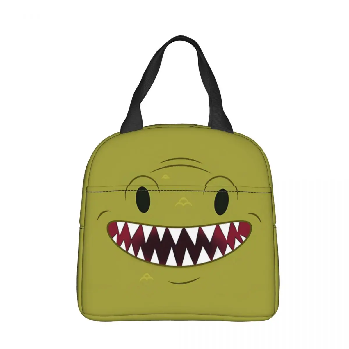 

Face Insulated Lunch Bag Domo Kun Cartoon Women Kids Cooler Bag Thermal Portable Lunch Box Ice Pack Tote