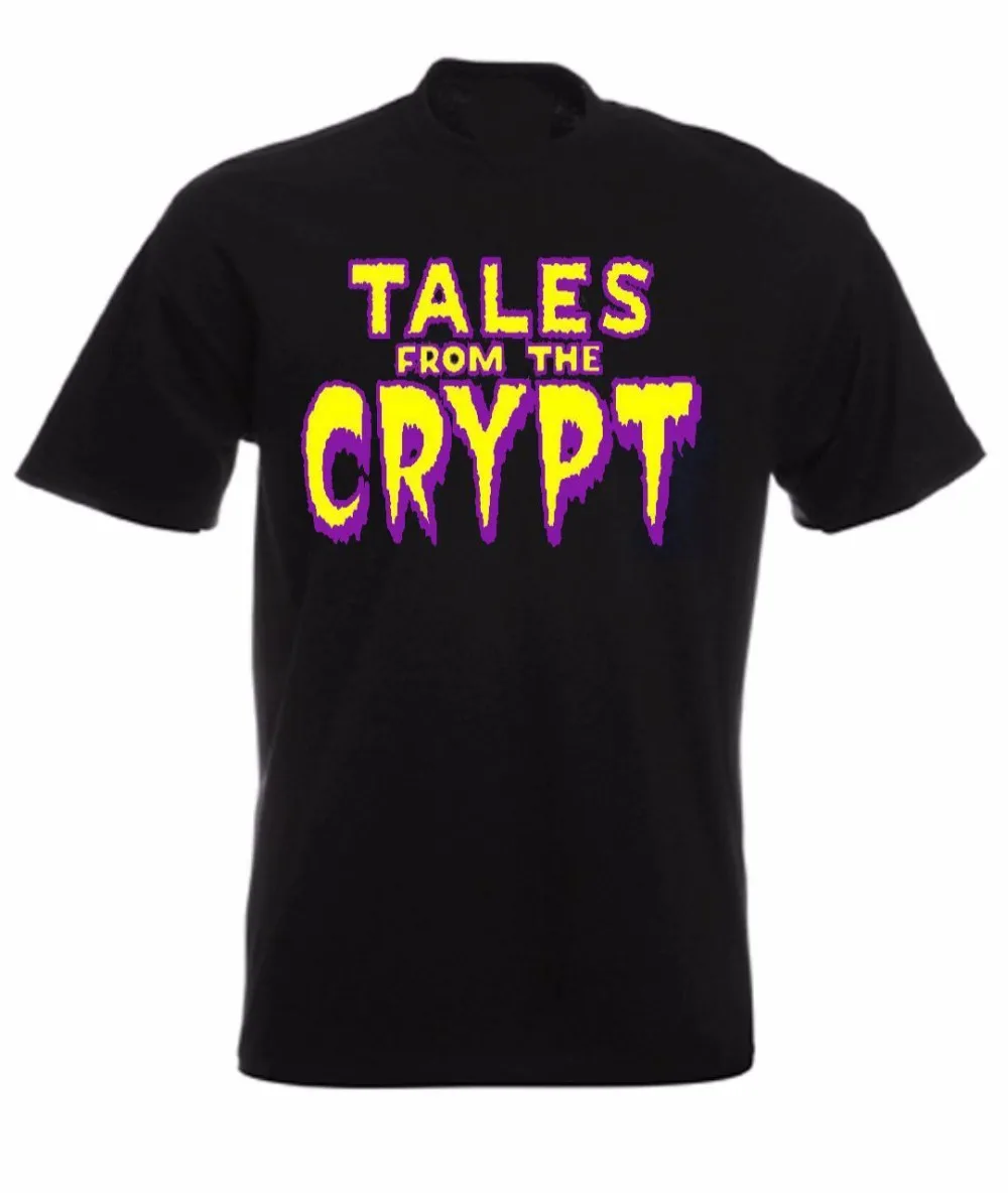 

Tee Shirts For Men O-Neck Tops Male Men's Short Sleeve O-Neck T-Shirts Tales From The Crypt Horror Movie T Shir Digital Printing