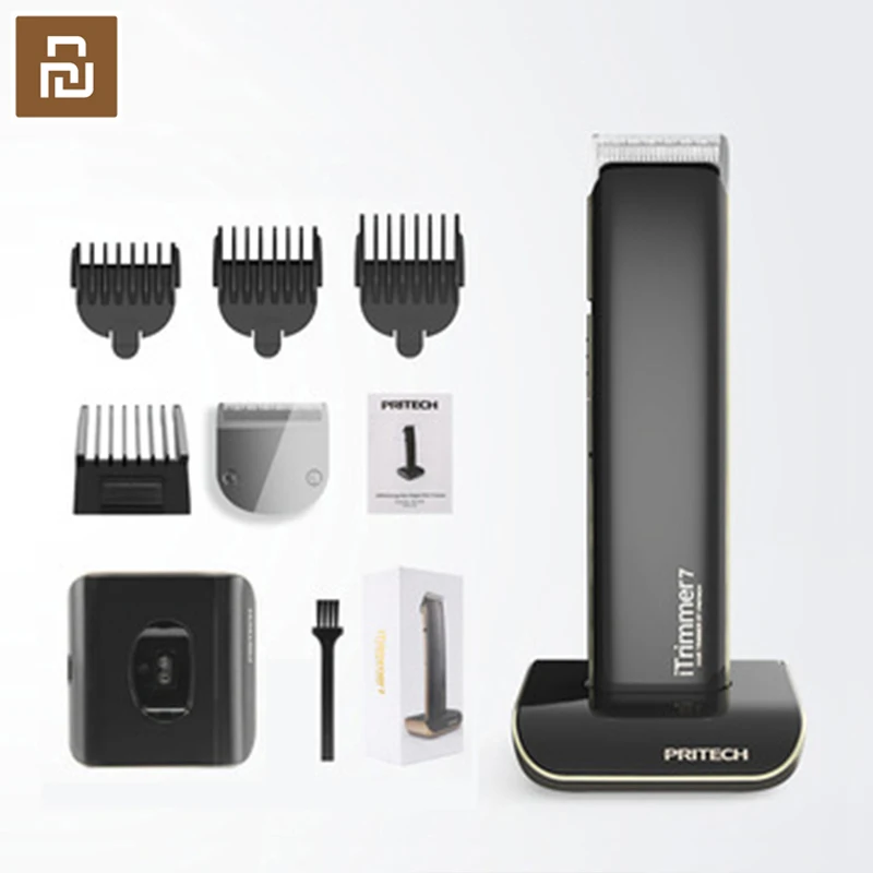 

Youpin Pritech ITrimmer 7 Cut Hair Trimmer and Beard Clipper Ceramic Blade Professional Hair Cutting Machines Shaver for Men