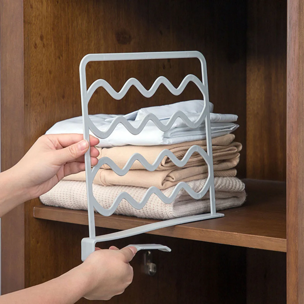 

Closet Shelf Dividers Clothes Divider Organiser Wardrobe Shelf Partition Shelves Wire Shelving Home Accessories
