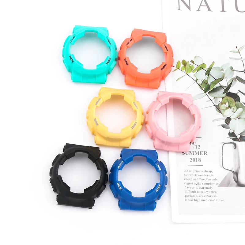 Resin strap watch case  Suitable for casio BABY female money BA-110-G sc RG BE PL GA 120 130 112 lady strap watch accessories