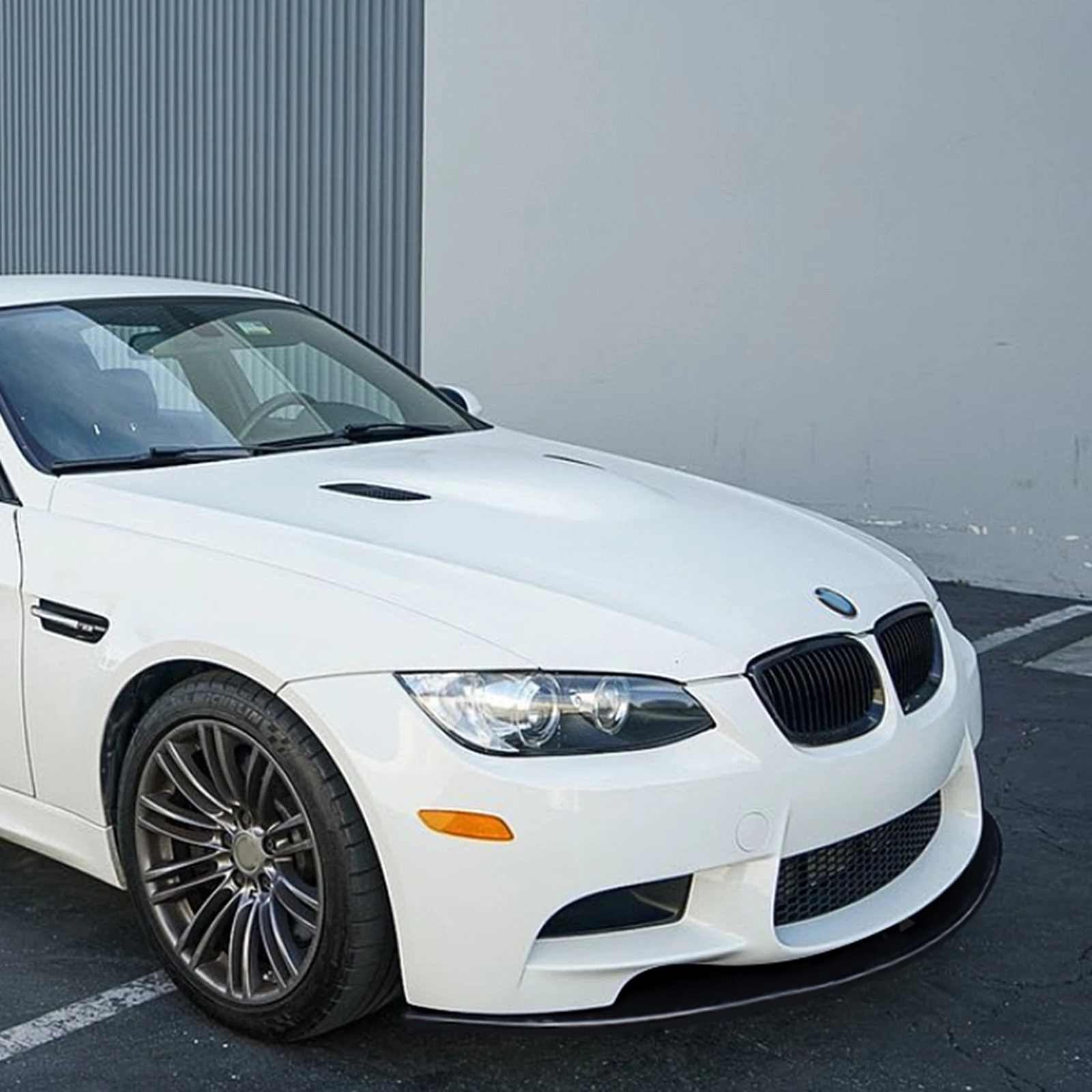 Для BMW 3 серии E90 E91 E92 E93 M3 2006-2013 передний бампер спойлер губа из углеродного
