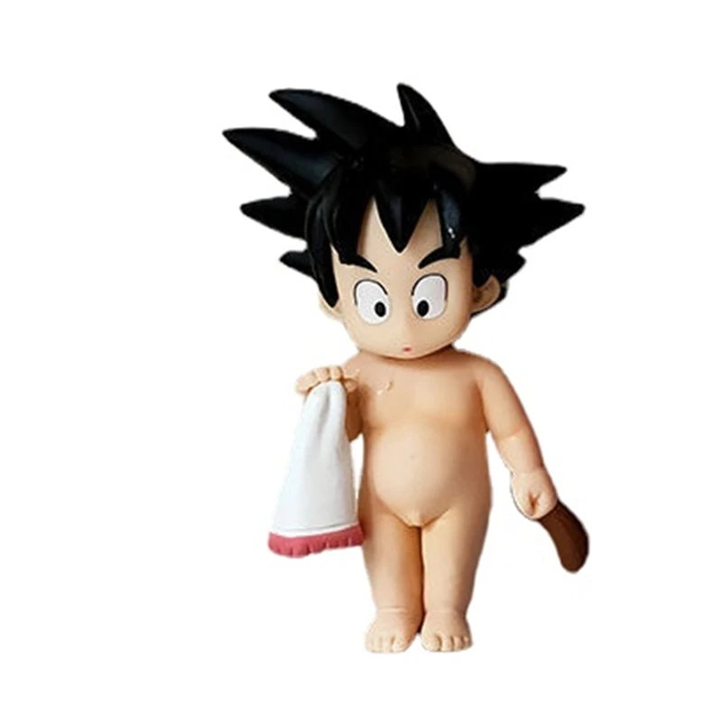 

Dragon Ball Action Figure Cute Towel Monkey King Doll, Kawaii Anime, Mini Model, PVC Bathing Goku Young Car Decoration 10cm