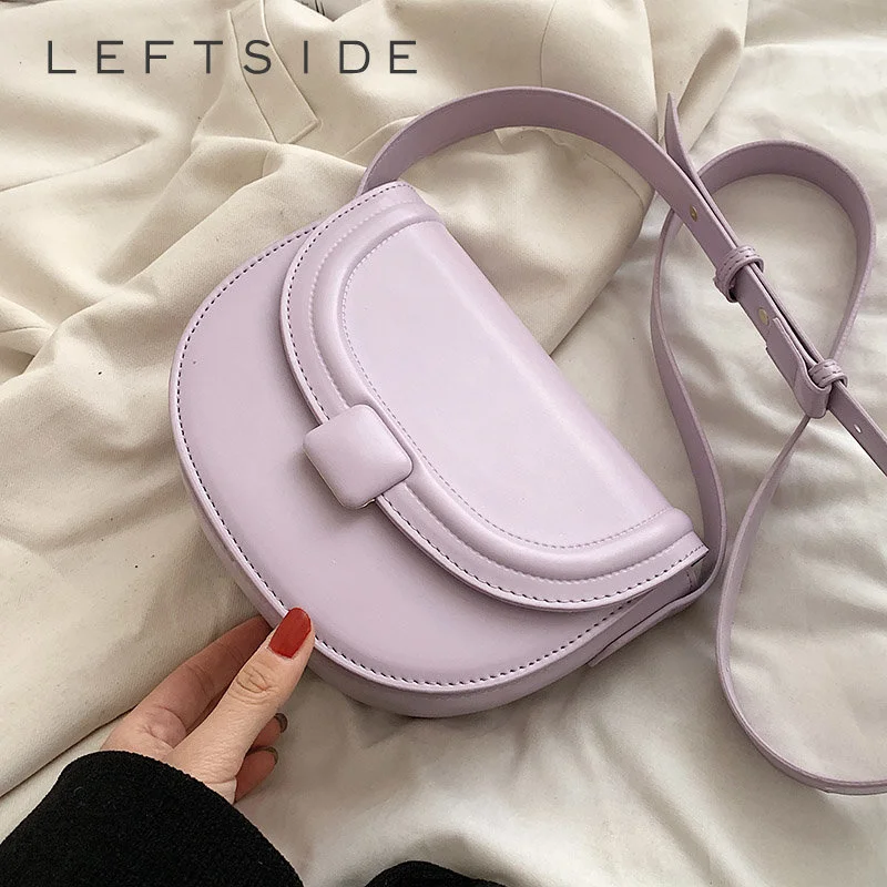 

Маленькие сумки-седло для женщин, кожаная сумка через плечо, новинка 2023, трендовая Весенняя модная однотонная сумка и кошельки