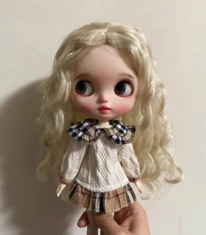 2025 1 шт. стильный свитер Блайт искусственная две юбки 1/6 30 см (подходит для azone Pullip