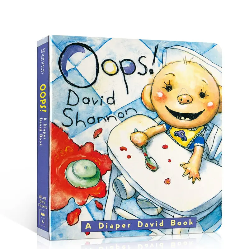 

Оригинальный английский подарок Milu Audio Oops David: A подгузник David книжка с доской No shison