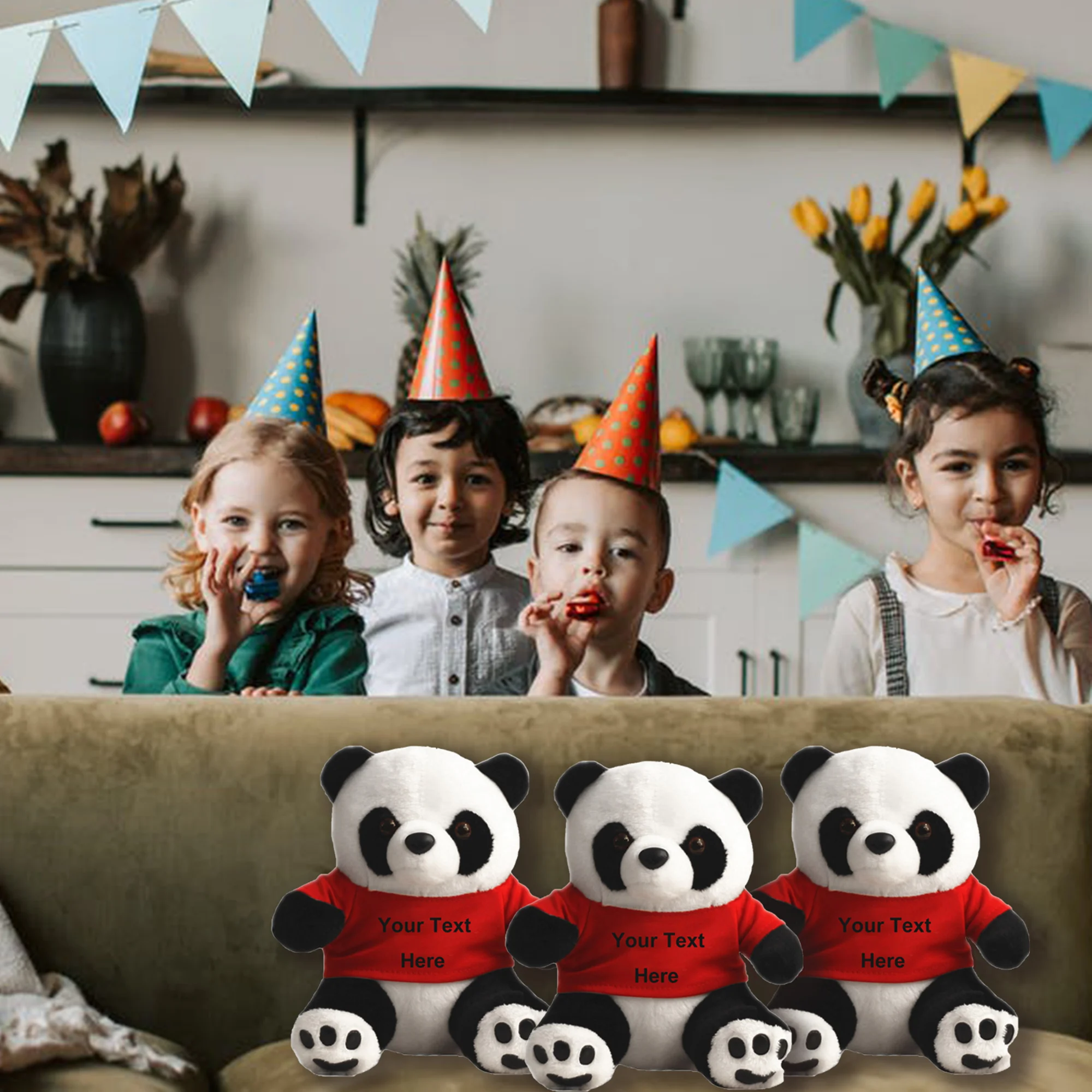 Personalized Panda Stuffed Animal 2023 Graduation Bear Customized Text Personalized Gifts for Girlfriend/Boyfriend on Valentines