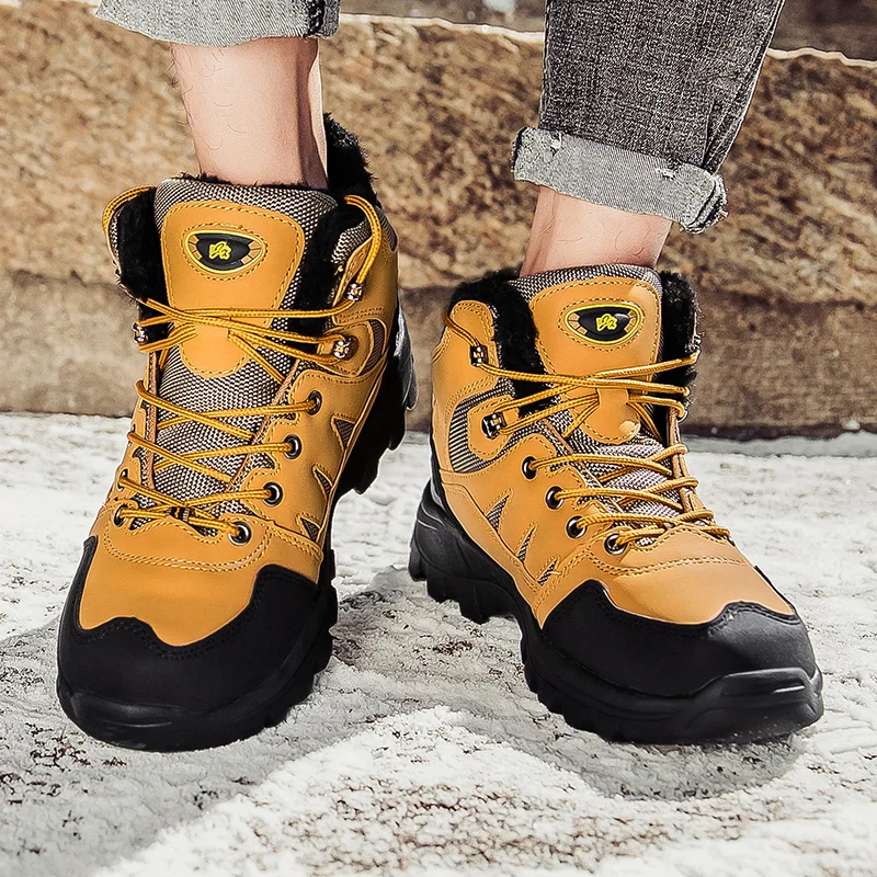 36-47 Comfortable Keep Warm Neutral Outdoor Wear Resistance Hiking Shoes Camping Training Shoes Adult Youth Leisure Hiking Shoes