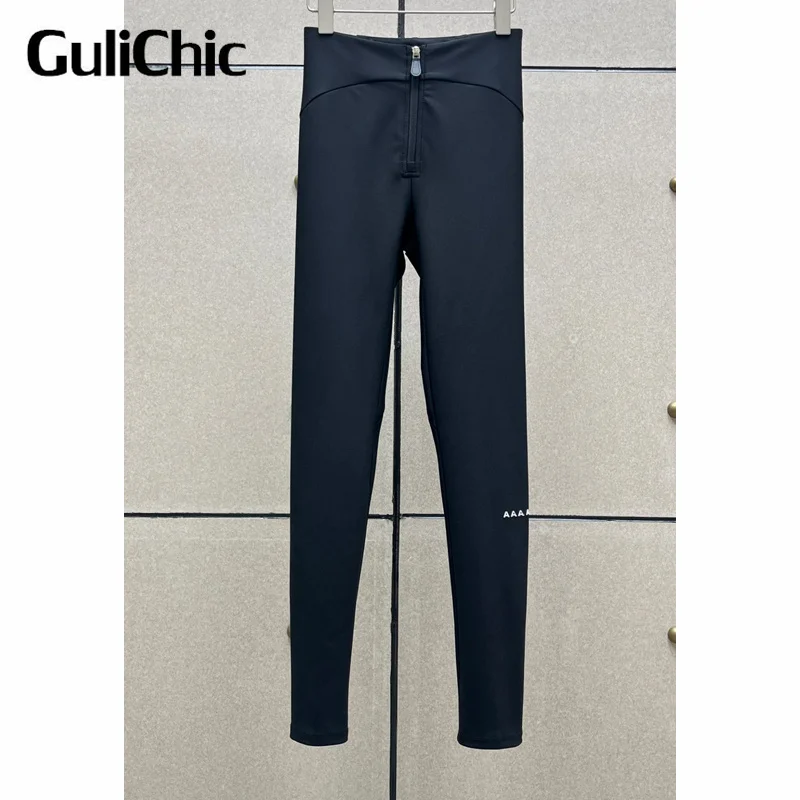 8 22 GuliChic Женская липа универсальная модная надпись стрейч тонкая фотография