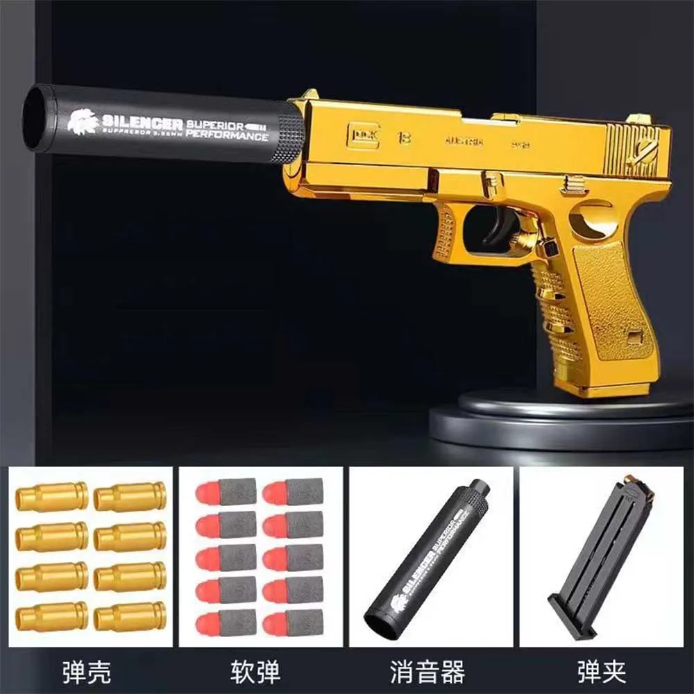 

Soft Bullet Gun Glock Toy For Kids Adults Toy Gun That Looks Real